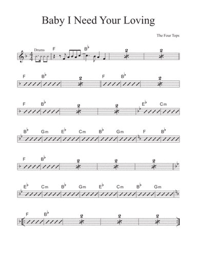 Baby I Need Your Loving (arr. David M Fagnant)