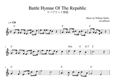 Buttle Hymne Of The Republic (arr. pfkaori)