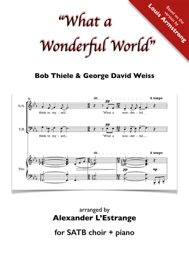 What A Wonderful World (arr. Alexander L'Estrange)