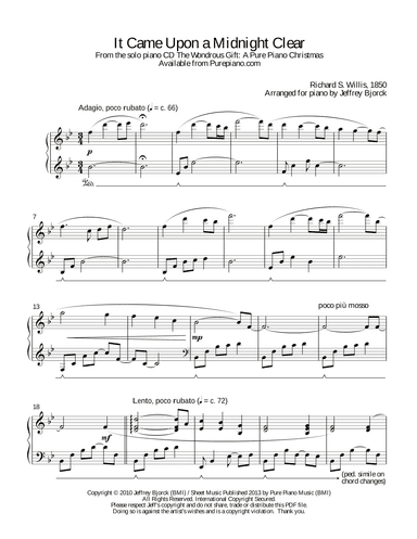 It Came Upon a Midnight Clear (arr. Jeff Bjorck)