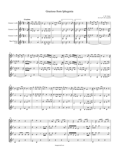 Grazioso from Iphegenia (arr. Nick Lacanski)