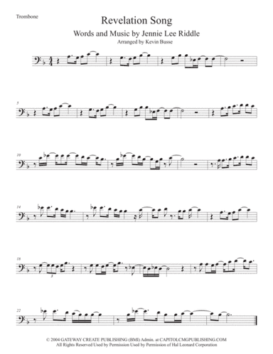 Revelation Song (arr. Kevin Busse)