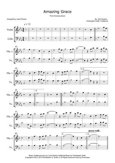 Amazing Grace (arr. Josiel Oliveira)