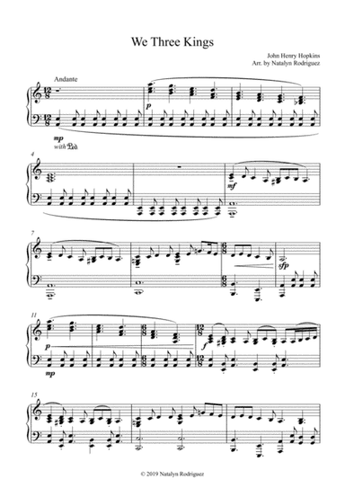 We Three Kings (arr. Natalyn Rodriguez)