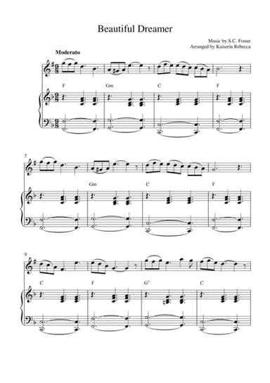 Beautiful Dreamer (arr. Kaiserin Rebecca)