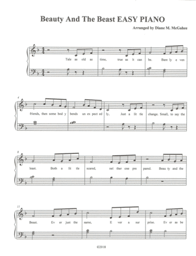 Theme From "beauty And The Beast" (arr. Diane M. McGahee)