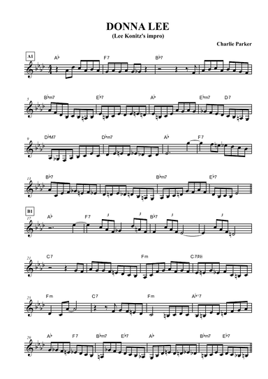 Donna Lee (arr. Luca Aletta)