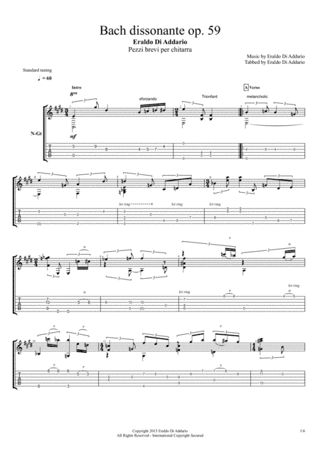 Bach dissonante op. 59