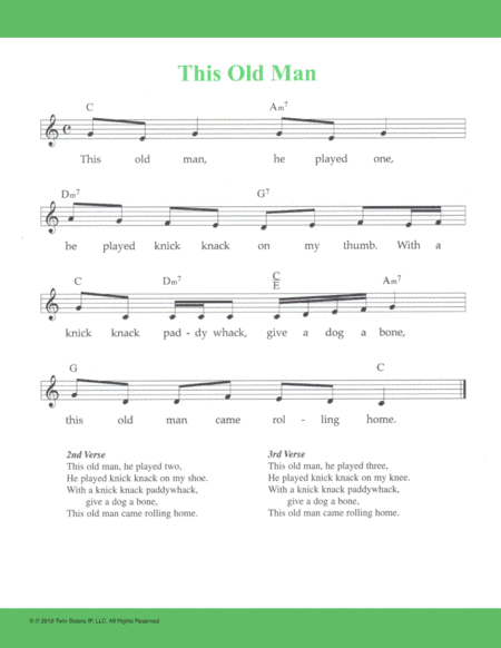 This Old Man (arr. Hal Wright)
