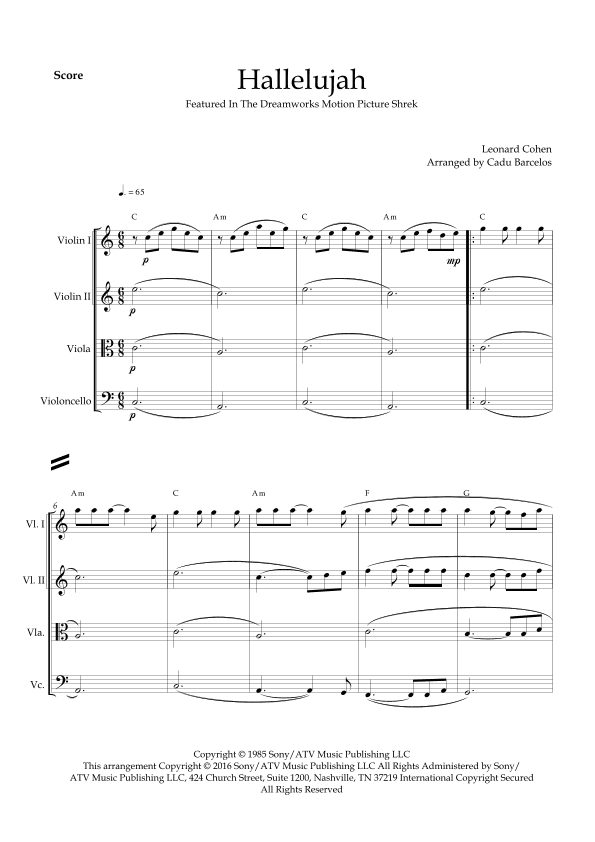 Hallelujah (arr. Cadu Barcelos)