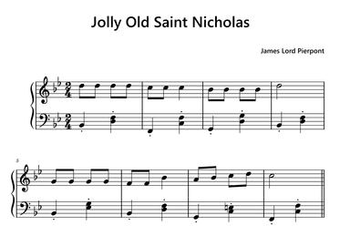 Jolly Old Saint Nicholas (arr. Funtom)