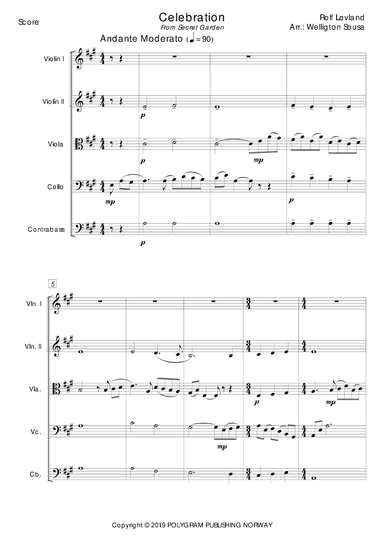 Celebration (arr. Jose Welligton Sousa de Castro)