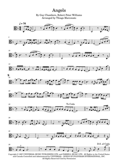 Angels (arr. Thiago Marconato)