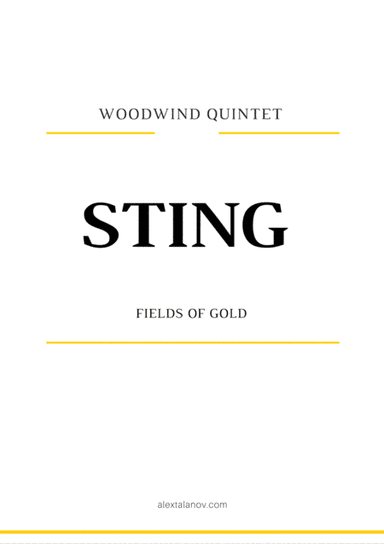 Fields Of Gold (arr. Alex Talanov)