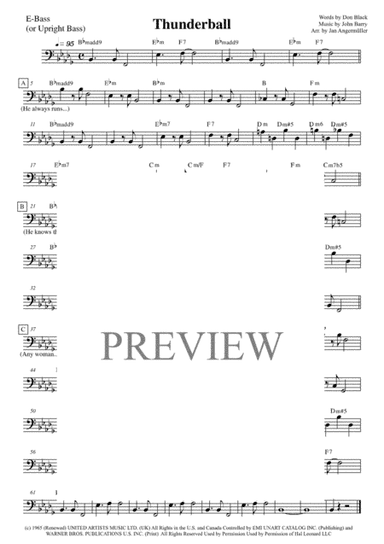 Thunderball (arr. Jan Angermüller)