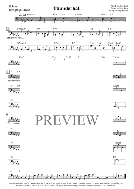 Thunderball (arr. Jan Angermüller)