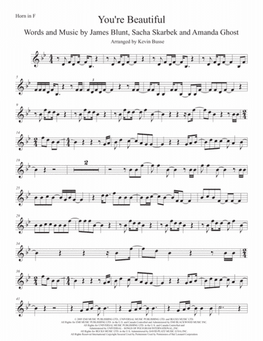 You're Beautiful (arr. Kevin Busse)