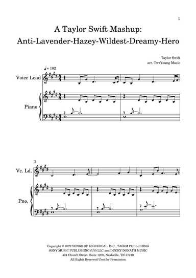 Anti-hero (arr. TwzYoung Music)
