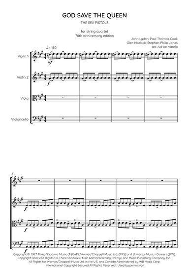 God Save The Queen (arr. Adrian Varela)