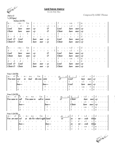 Lord Have Mercy on Us