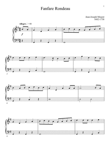 Fanfare-rondeau (arr. Music Merchant)