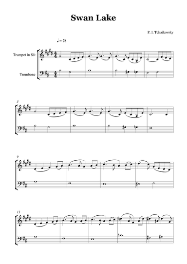 Swan Lake (arr. Gabriel Oliveira)