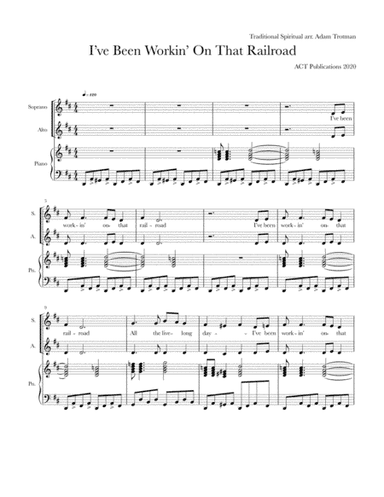I've Been Working On That Railroad (arr. Adam Trotman)
