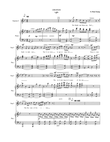Light for Soprano and Piano
