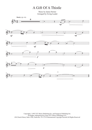 A Gift Of A Thistle (arr. Ewing Lauder)