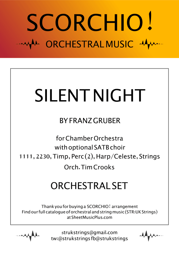 Silent Night (SCORCHIO! Orchestral Set) (arr. Tim Crooks)