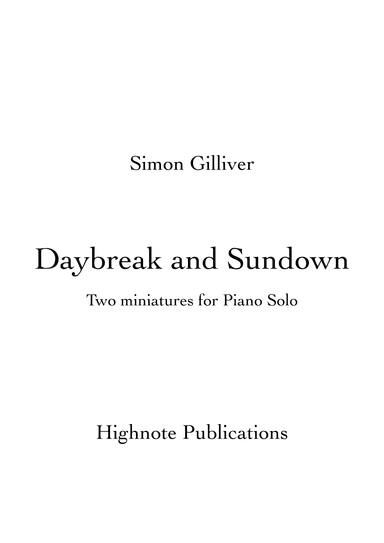 Daybreak and Sundown