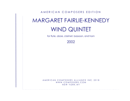 [Fairlie-Kennedy] Wind Quintet