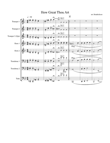 How Great Thou Art (arr. Robert Hendrickson)