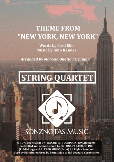 Theme From "New York, New York" (arr. Marcelo Onetta Fermiano)