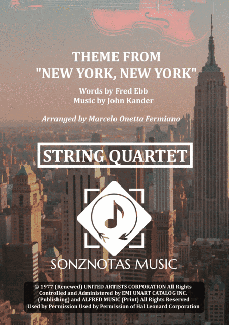 Theme From "New York, New York" (arr. Marcelo Onetta Fermiano)