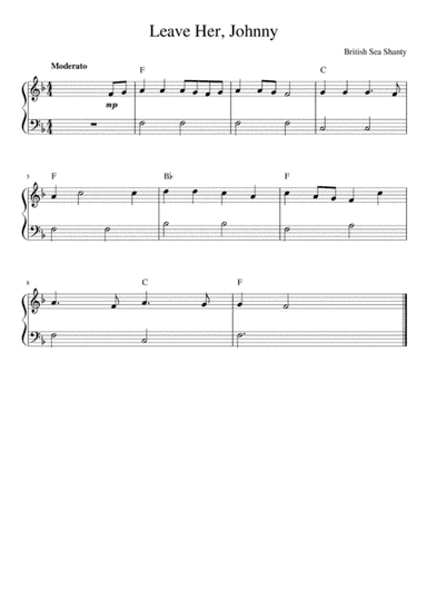 Leave Her, Johnny (arr. Kaiserin Rebecca)