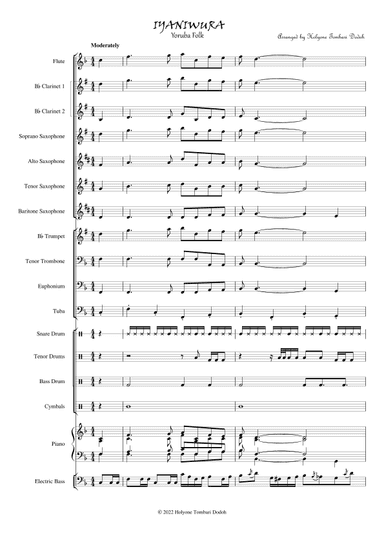 Iyaniwura (arr. Holyone Tombari Dodoh)