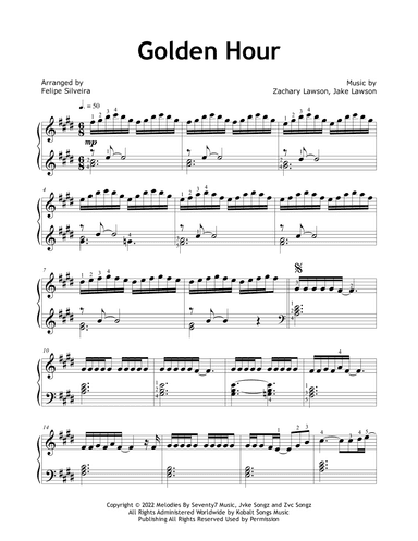 Golden Hour (arr. Felipe Silveira de Lima)