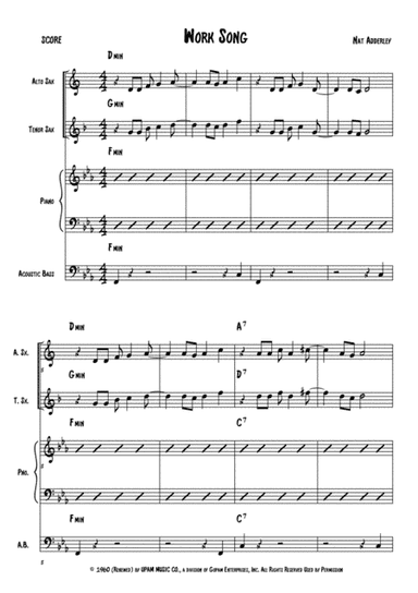 Work Song (arr. Anderson Quevedo)