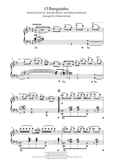 Little Boat (o Barquinho) (arr. Fabijan Košćak)