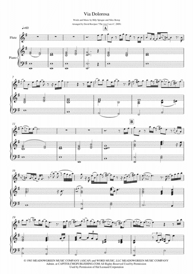Via Dolorosa (arr. David Kocijan)