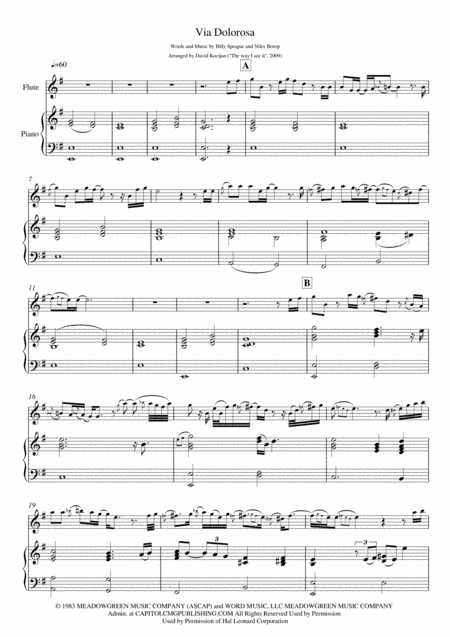 Via Dolorosa (arr. David Kocijan)