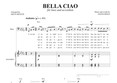 Bella Ciao (arr. Art.o Artaud)