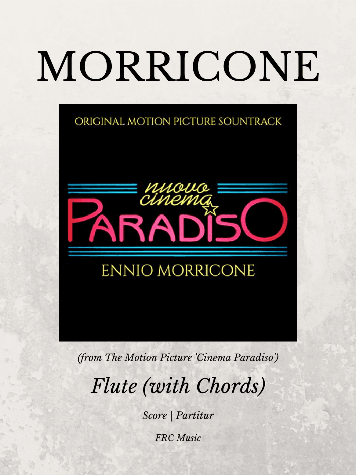 Nuovo Cinema Paradiso (arr. Flavio Regis Cunha)