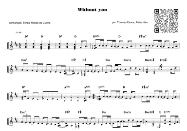 Without You (arr. Piano)