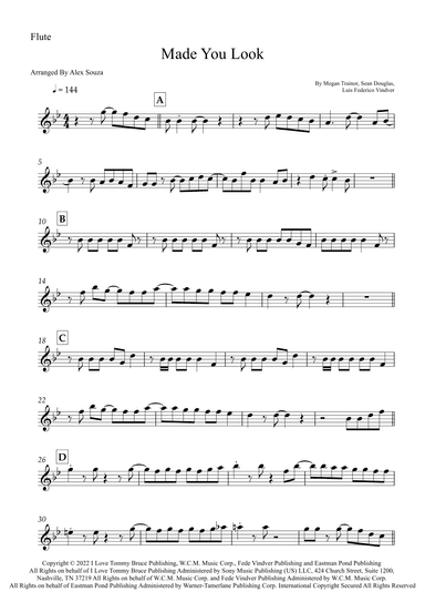 Made You Look (arr. Alex Souza)