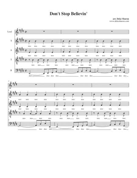 Don't Stop Believin' (arr. Deke Sharon)