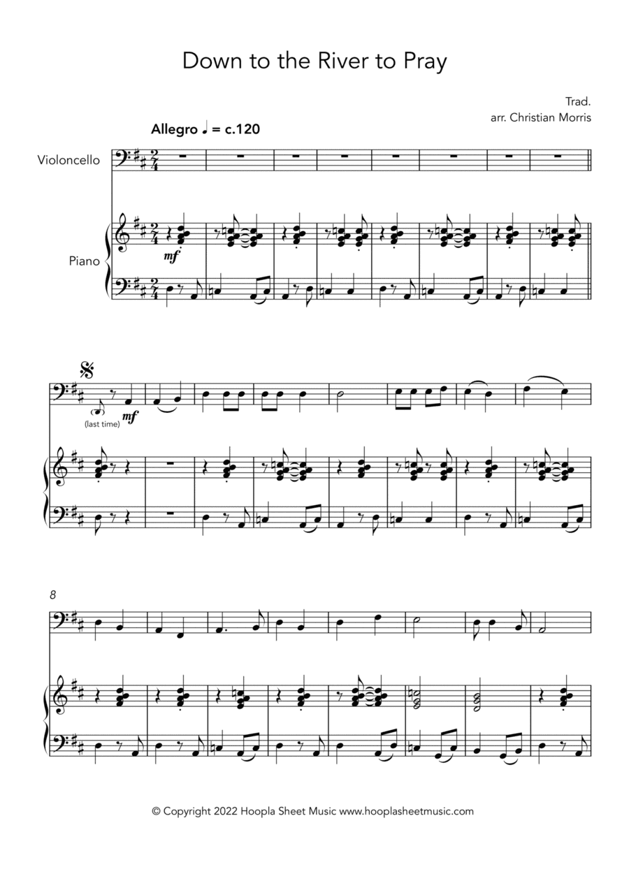 Down to the River to Pray (Rock Style) (arr. Christian Morris)