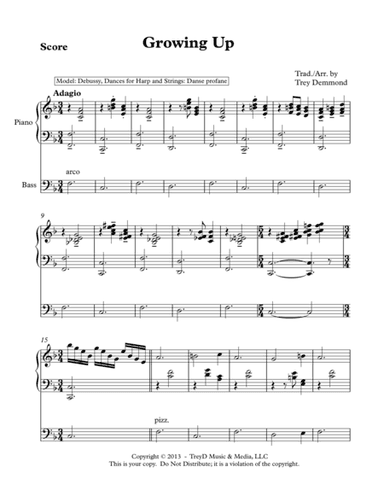 Growing Up (arr. Trey Demmond)