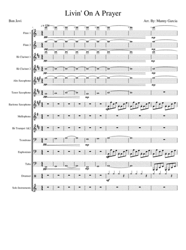 Livin' On A Prayer (arr. Emanuel D. Garcia)
